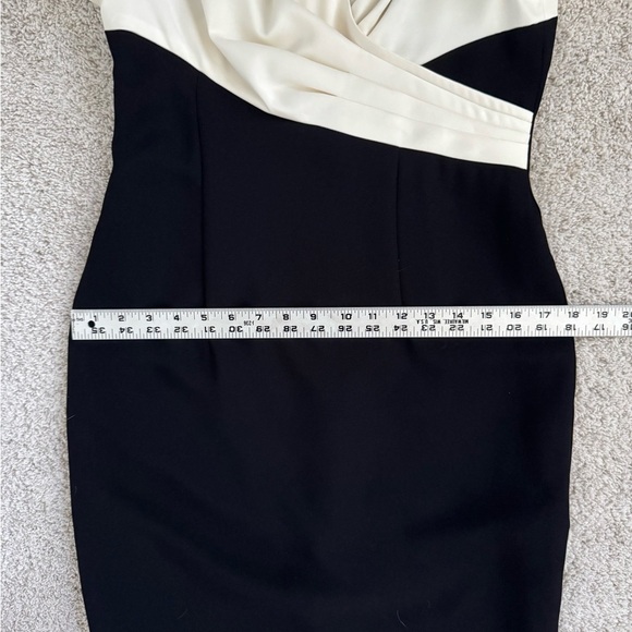 Vintage Elegant Black and Cream Dress 90’s Size 4 - Picture 11 of 11